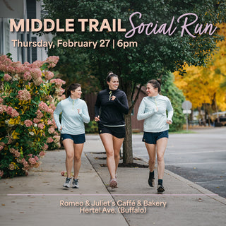 social run on thursday, february 27 at romeo & juliet's caffe and bakery on hertel ave. at 6pm