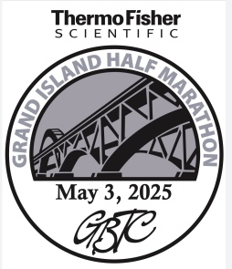 Grand Island Half Marathon logo for 2025